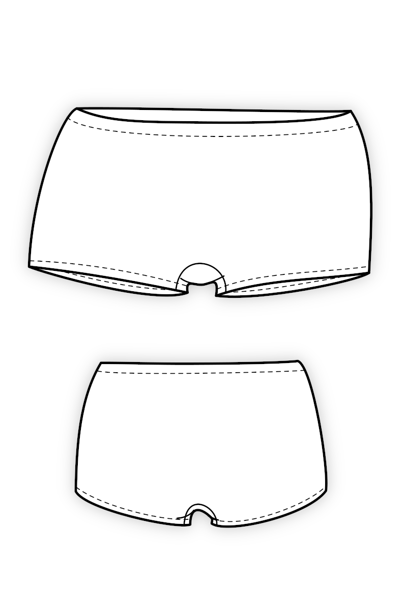 Как составляется выкройка мужских шорт на резинке