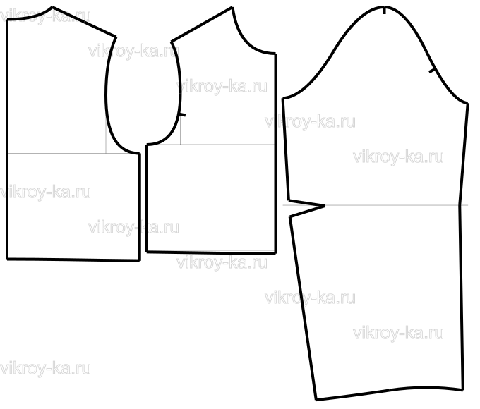 Классическая БК платья для девочек (рост 104-152 см) неразвитые фигуры