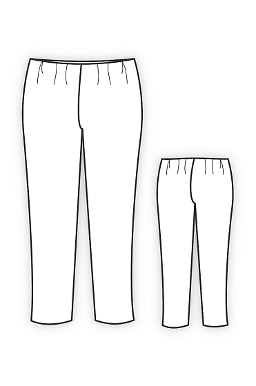 БК брюк без бокового шва для детей с ростом 80 - 164 см
