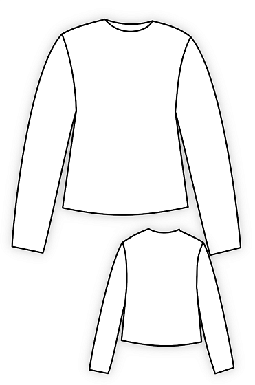 БК плоский крой с фиксированным плечом для верхней одежды