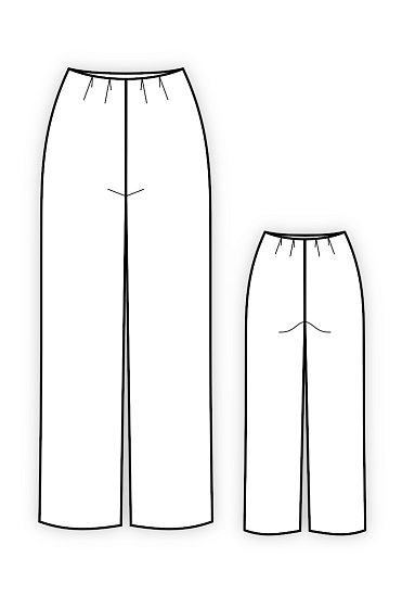 БК плоский крой брюки свободной формы для девочек