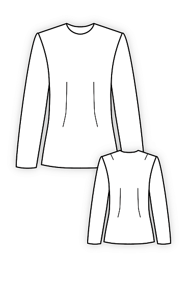Классическая БК верхней одежды для девочек (рост 104-152 см) неразвитые фигуры