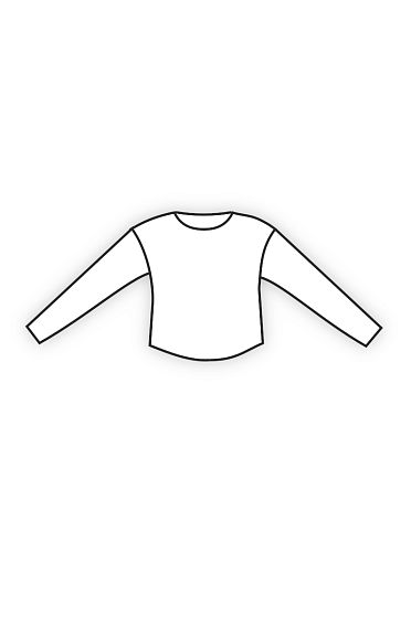 БК плечевой одежды плоского кроя из трикотажа для детей с ростом 56 - 92 см