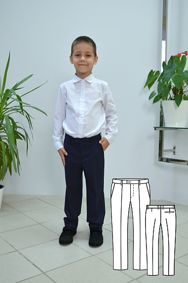 Классические брюки для мальчиков рост 80-164см #vikroyka027